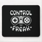 Control Freak - Grappige Gaming Videogames Gamer Muismat (Voorkant)