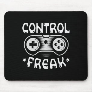 Control Freak - Grappige Gaming Videogames Gamer Muismat