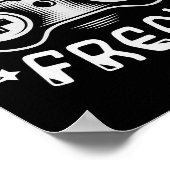 Control Freak - Grappige Gaming Videogames Gamer Poster (Hoek)