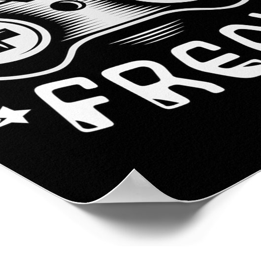 Control Freak - Grappige Gaming Videogames Gamer Poster (Hoek)