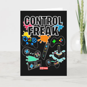Control Freak - Videospel Gamer Plezier Kaart