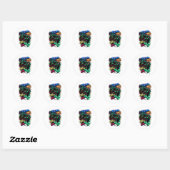 Control Gamer Videogamecontroller 1 Ronde Sticker (Vel)
