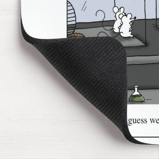 Control Group Lab Mice Cartoon Muismat (Hoek)