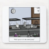 Control Group Lab Mice Cartoon Muismat (Voorkant)
