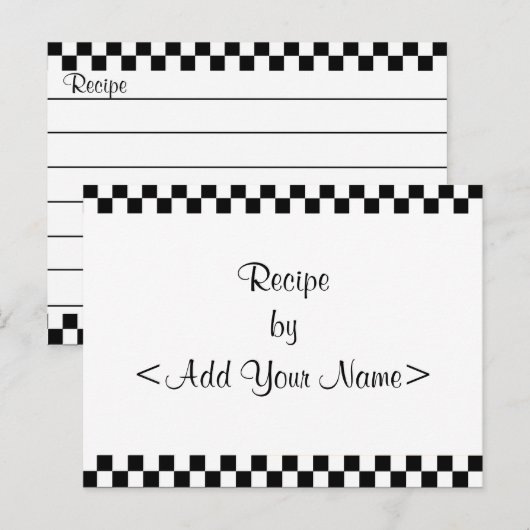 Controlbord Ontvang Kaarten 4 x 6 (Voorkant / Achterkant)