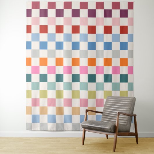 Controlbord voor kleurrijk gecontroleerd patroonpa wandkleed (In situ)