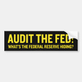 Controle de Fed! Bumpersticker (Voorkant)