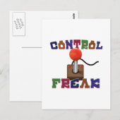 Controle Freak Briefkaart (Voorkant / Achterkant)