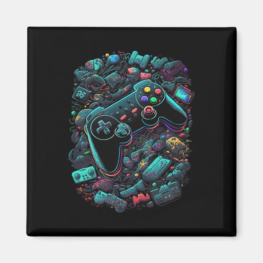 Controle Gamer Video Game Controller 13 Magneet (Voorkant)