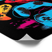 Controle Gamer Video Game Controller 18 Poster (Hoek)