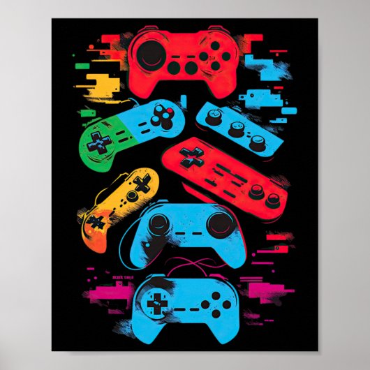 Controle Gamer Video Game Controller 18 Poster (Voorkant)