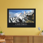 Controle: Inspirerend prijsopgave Canvas Afdruk (Insitu (Woonkamer))