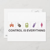 Controle is alles  briefkaart (Voorkant / Achterkant)