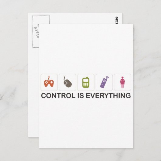 Controle is alles  briefkaart (Voorkant / Achterkant)