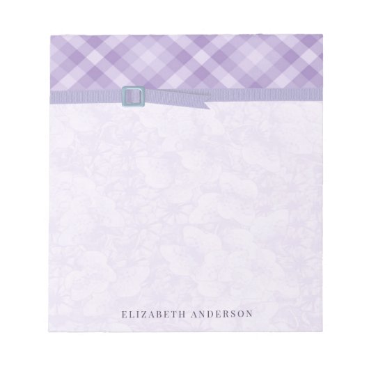 controle met lint en naam notitieblok (Voorkant)