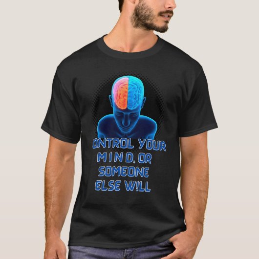 Controle Mind en pad DSD DesignSafeDrug T-shirt (Voorkant)