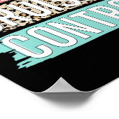 Controle op cruise leopard Funny Summer Vacation F Poster (Hoek)