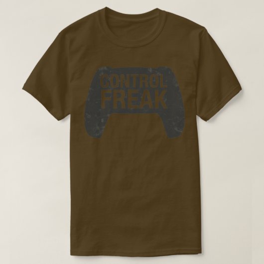 Controle op de functionaliteit van Freak-videospel T-shirt (Design voorkant)
