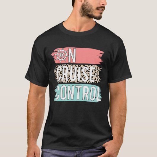 Controle op de zomervakantiefamilie van de luipaar t-shirt (Voorkant)