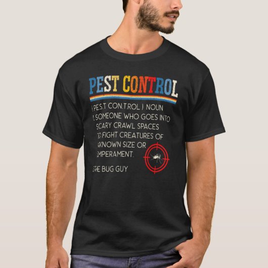 Controle op diercontrolepest bij uitsterven t-shirt (Voorkant)