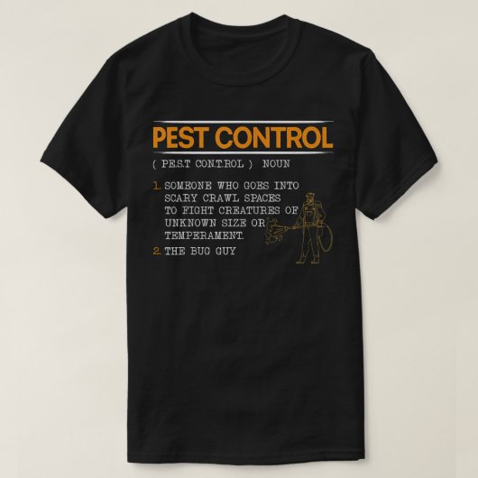 Controle op diercontrolepest bij uitsterven t-shirt (Design voorkant)