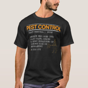 Controle op diercontrolepest bij uitsterven t-shirt