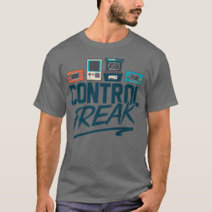 Controle op Freak Video Game Player Gaming Gamer P T-shirt