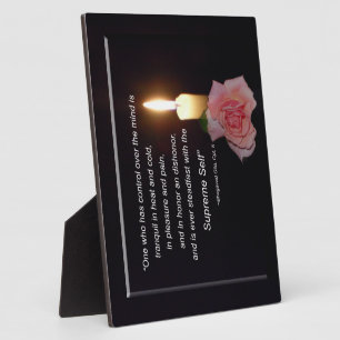 Controle over de geest - Opperste Zelf, Gita Quote Fotoplaat