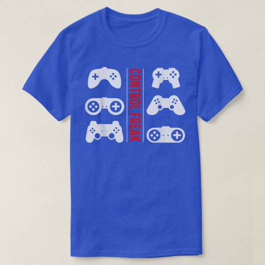 Controle over Freak Gaming Pc Console Video Games T-shirt (Design voorkant)