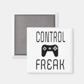 Controle over Freak-videogamer Magneet (Voorkant / Achterkant)