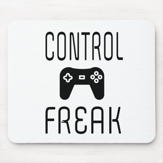 Controle over Freak-videogamer Muismat (Voorkant)