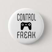 Controle over Freak-videogamer Ronde Button 5,7 Cm (Voorkant)