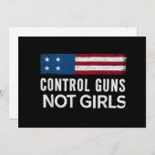 Controle Pistolen niet meisjes Kaart (Voorkant / Achterkant)