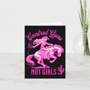 Controle Pistolen Niet Meisjes Reproductieve Recht Kaart