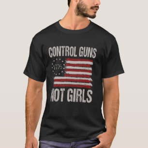 Controle Pistolen niet meisjes T-shirt