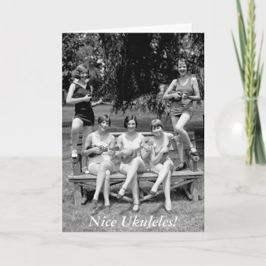 Controle uit Die Ukeleles! - jaren '20 Kaart (Voorkant)