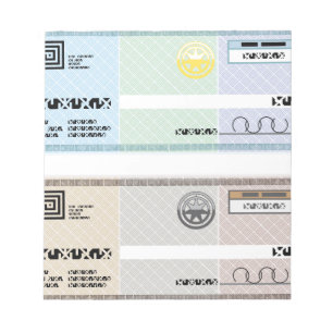 Controle van bedrijf Cadeau Bonus Notitieblok