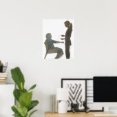 Controle van de gezondheid op het hoogste niveau/m poster (Thuiskantoor)