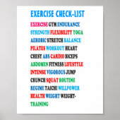 CONTROLE VAN HET GYM-GEWICHTIG GEWICHT POSTER (Voorkant)