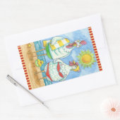 CONTROLE VAN HET ZEE, FUNNY STICKER Rectangle *Dat (Envelop)