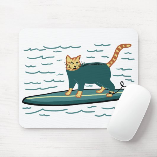 CONTROLE VAN MEOWT Surfkat Muismat (Met muis)