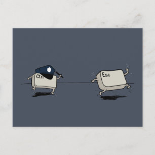 Controle versus Escape Briefkaart