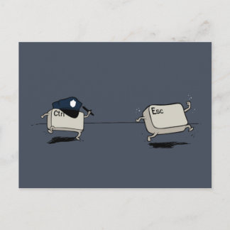 Controle versus Escape Briefkaart