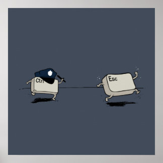 Controle versus Escape Poster