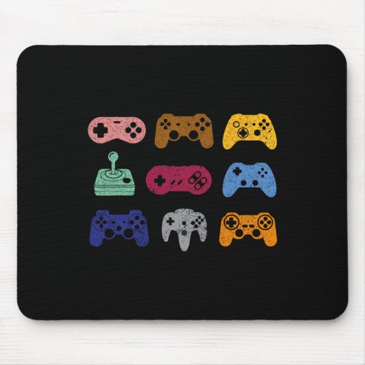 Controle Video Game Controller Console Gaming Retr Muismat (Voorkant)