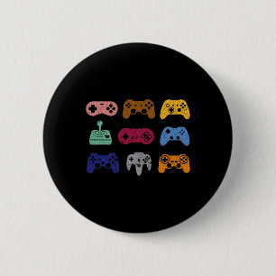 Controle Video Game Controller Console Gaming Retr Ronde Button 5,7 Cm