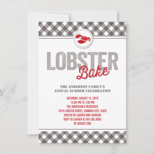 Controlebord jaarlijkse zomerpartij uitgenodigd kaart (Voorkant)