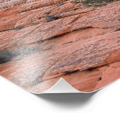 Controlebord Mesa Zion National Park Foto Afdruk (Hoek)