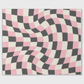 Controlebord patroonretro groovy, Y2k Cadeaupapier (Vlak)