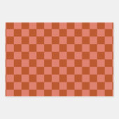 Controlebord voor roest en terracotta inpakpapier vel (Voorkant)